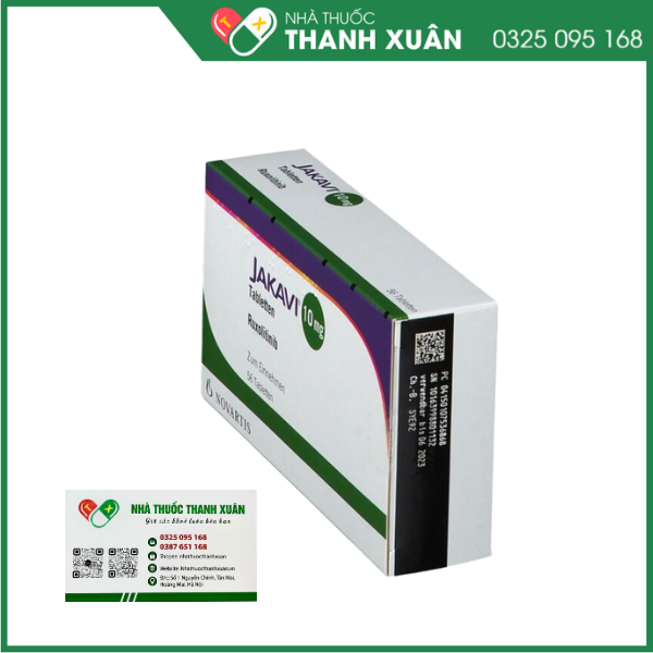 Thuốc Jakavi 10mg điều trị bệnh nhân xơ tủy xương